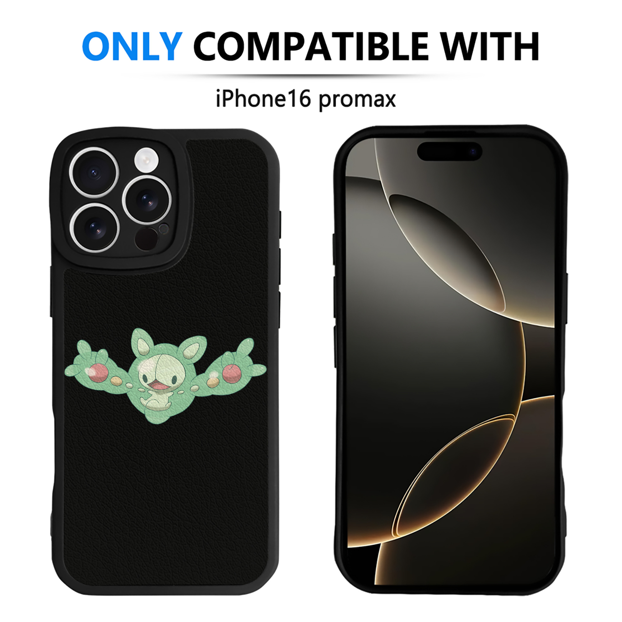 （画像用） ポケットモンスター Pokémon 【iPhone 16シリーズ対応】シリコンスマホケース（レザー調） 材質：シリコン
